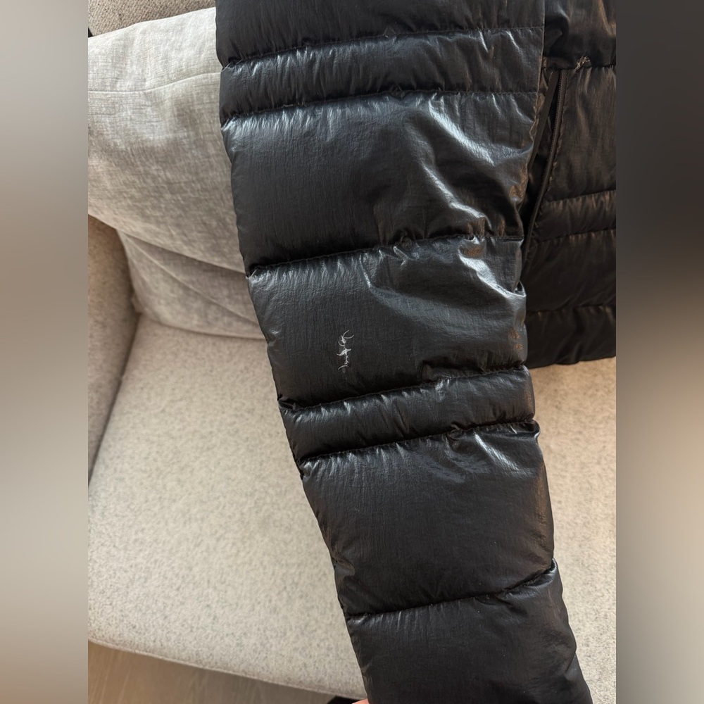 Moncler black Tharon quilted nylon down jacket size 4 - Picture 13 of 14